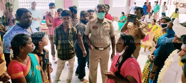 vellore district corona period wedding police investigation 